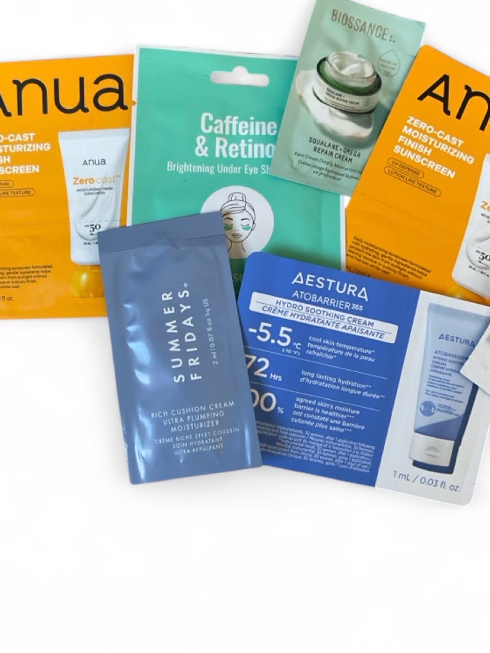 Korean Skincare Pack - Anua Aestura Summer Fridays | Retinol Sunscreen Eyepatch